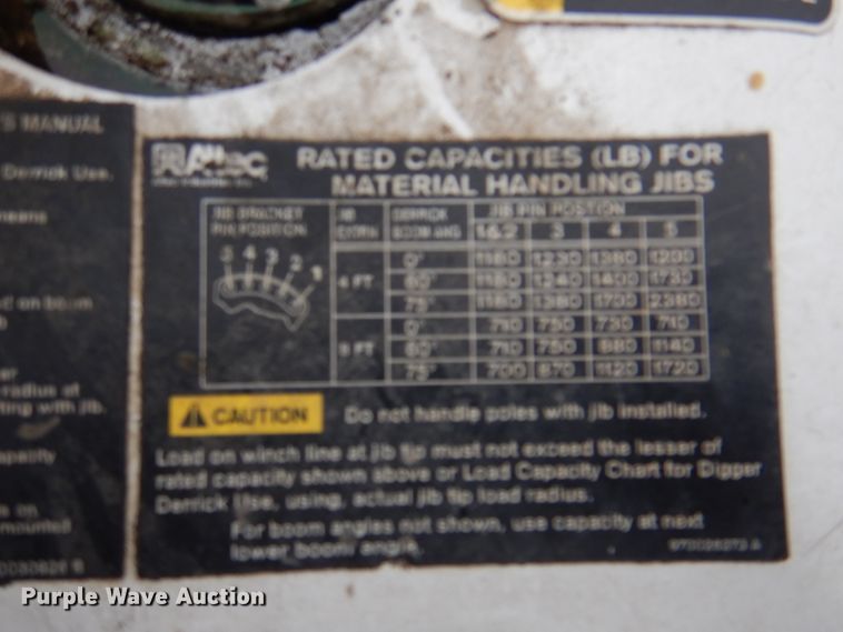 image for item MK9552 2006 Altec DB35  mini digger derrick