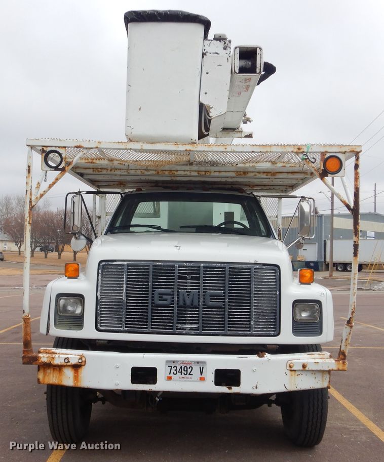 image for item MX9884 2002 GMC C7500  forestry bucket truck