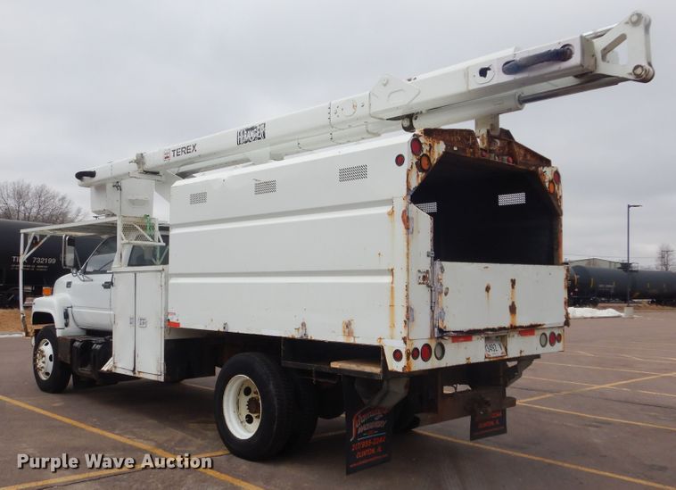 image for item MX9884 2002 GMC C7500  forestry bucket truck