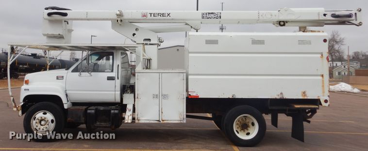 image for item MX9884 2002 GMC C7500  forestry bucket truck