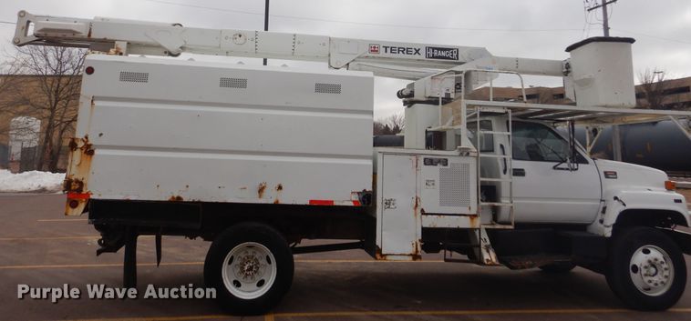 image for item MX9884 2002 GMC C7500  forestry bucket truck