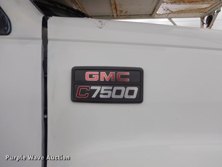 image for item MX9884 2002 GMC C7500  forestry bucket truck