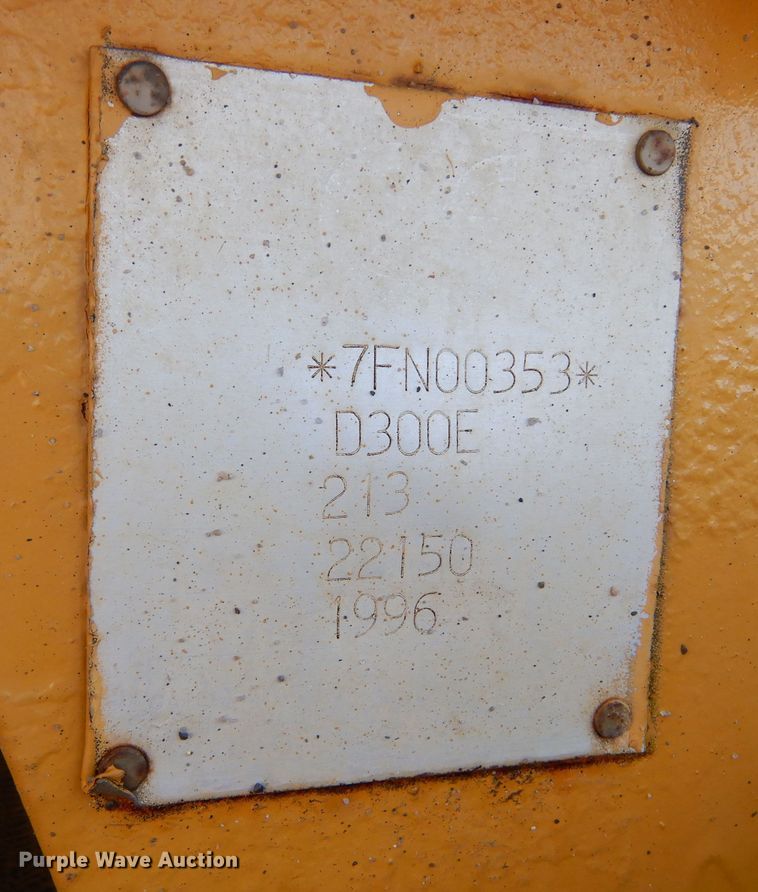 image for item MX9888 1996 Caterpillar D300E  haul truck