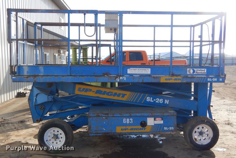 image for item MX9904 Up Right SL26-N  scissor lift
