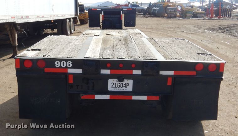 image for item MX9906 2001 Talbert TDW-30-SRG-TI  lowboy equipment trailer