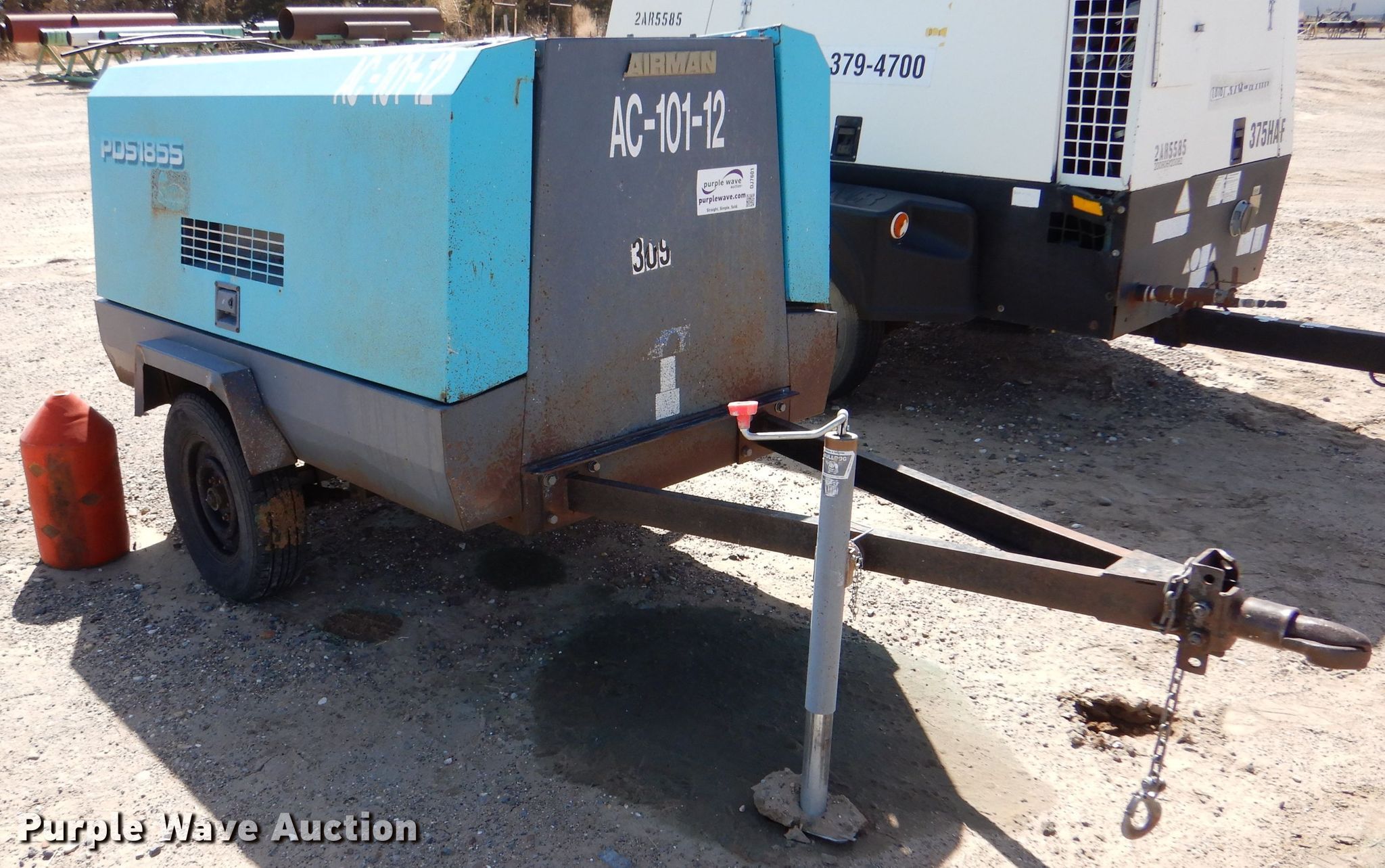 Airman PDS1855 air compressor in Ulysses, KS Item DJ7601 sold