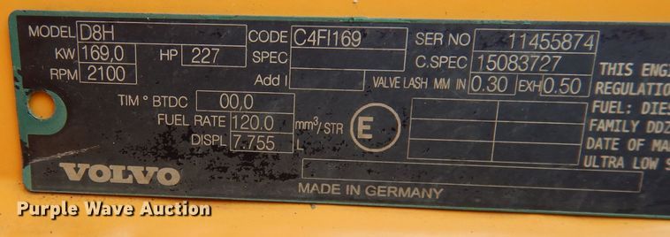 image for item DH8929 2013 Volvo G940B  motor grader