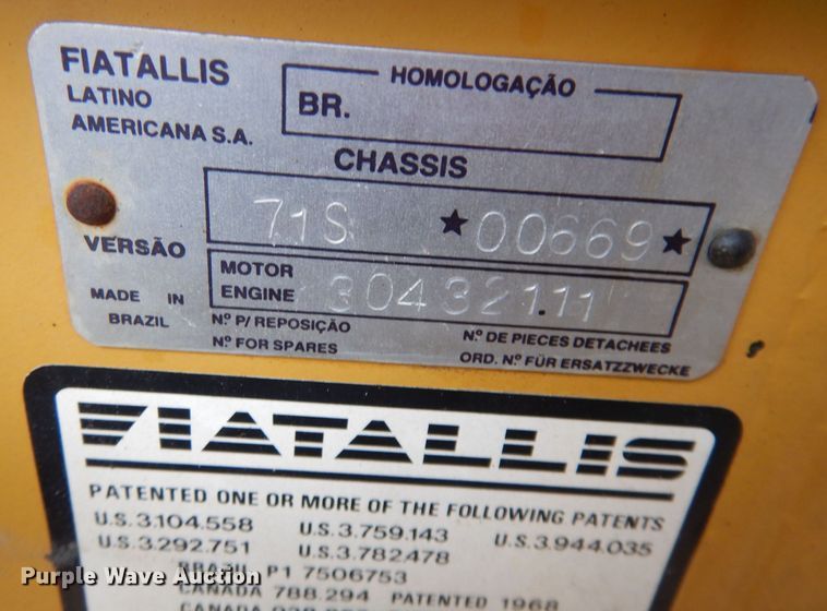 image for item DH8988 Fiat-Allis FG85A  motor grader