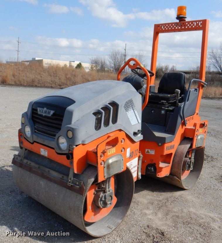 image for item DM6055 2012 Hamm HD12VV  double drum vibratory roller