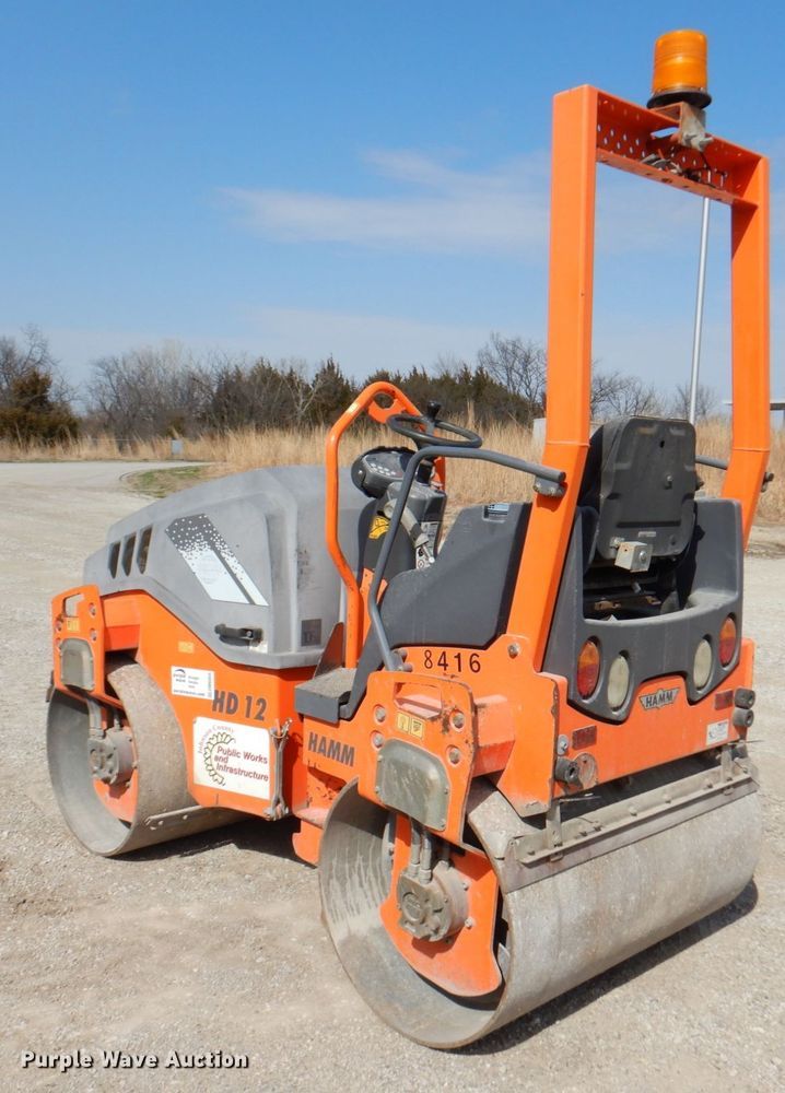 image for item DM6055 2012 Hamm HD12VV  double drum vibratory roller