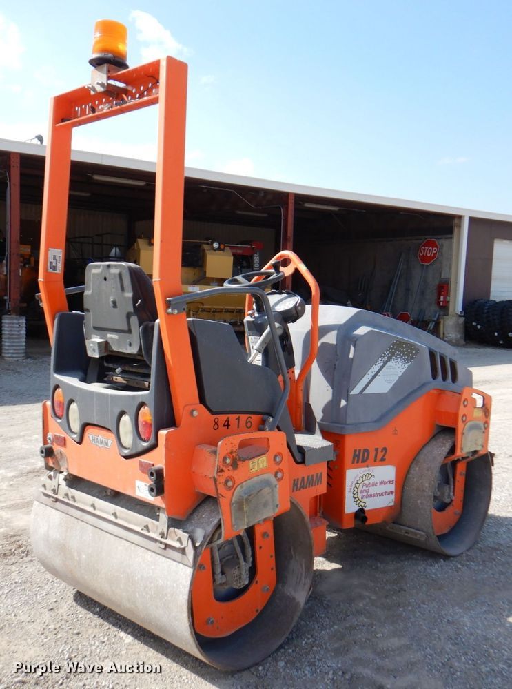 image for item DM6055 2012 Hamm HD12VV  double drum vibratory roller