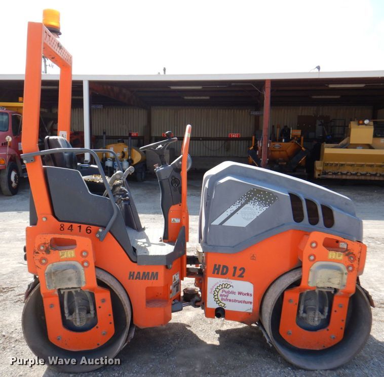 image for item DM6055 2012 Hamm HD12VV  double drum vibratory roller