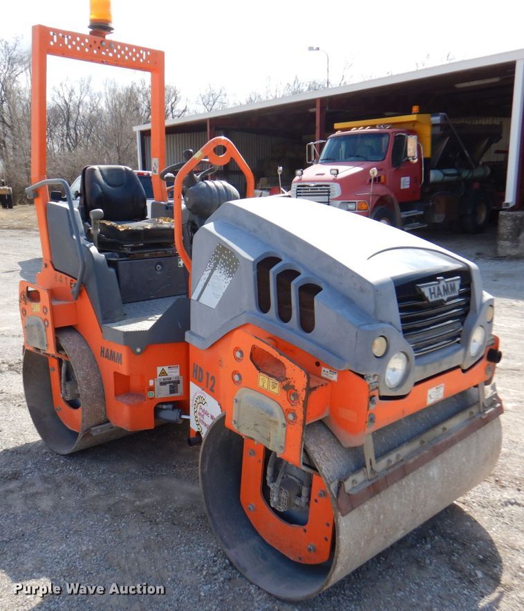 image for item DM6055 2012 Hamm HD12VV  double drum vibratory roller
