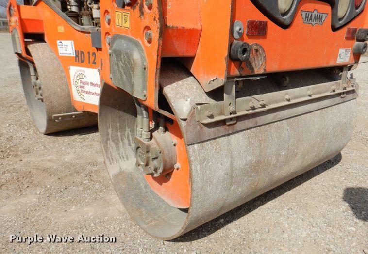 image for item DM6055 2012 Hamm HD12VV  double drum vibratory roller