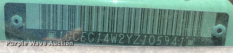 image for item DM8433 2000 Chevrolet Silverado 1500  pickup truck