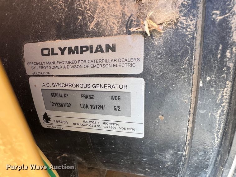image for item DM8434 2007 Olympian G25UH3  generator