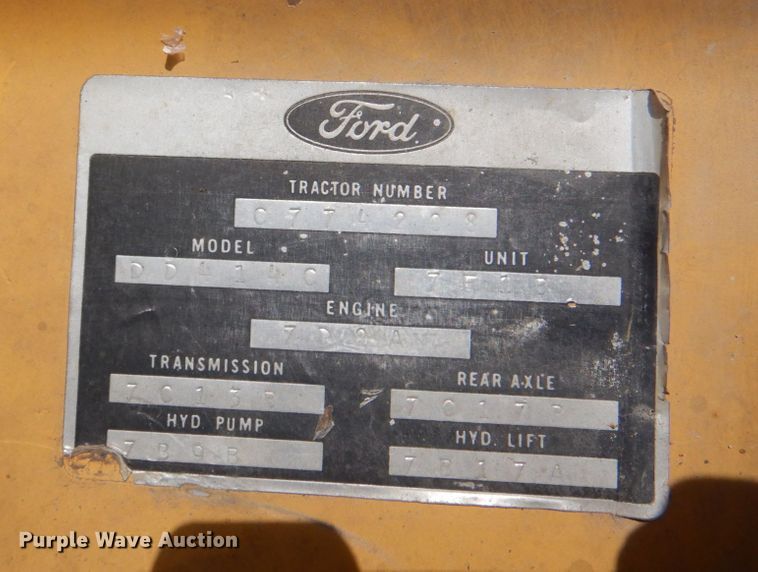 image for item DN7283 Ford 545A  tractor