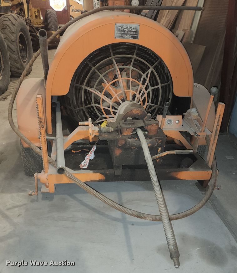 image for item GL9033 O'Brien Sewerking  sewer rodder trailer