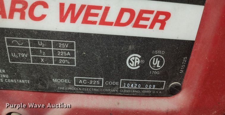 image for item GL9034 Lincoln AC-225  welder