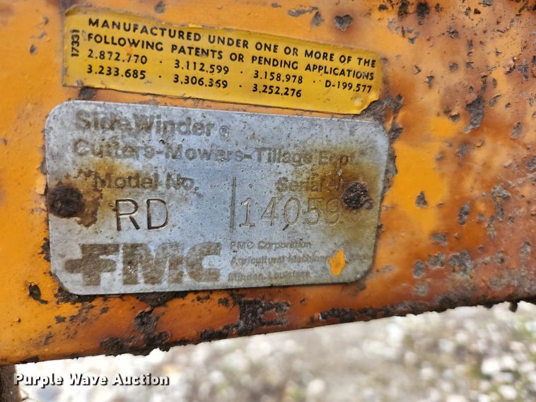 image for item HK9354 FMC RD Side Winder  ditcher