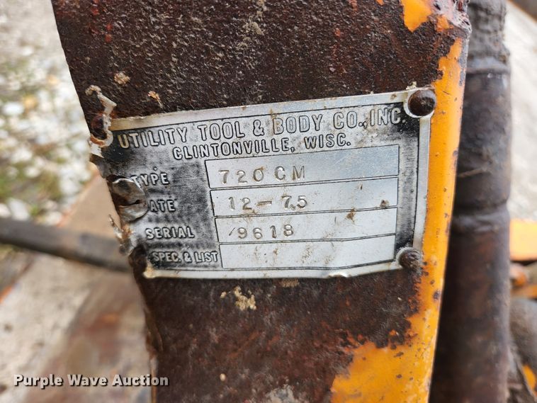 image for item HK9355 1979 Utility Tool & Body Co. 720CM  tiller