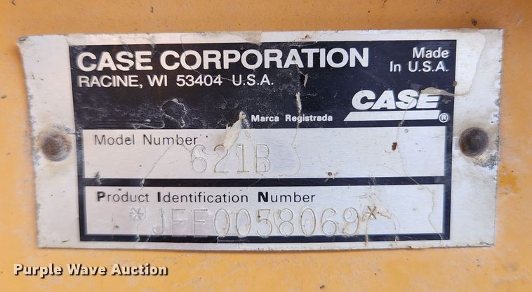 image for item HK9377 1999 Case 621B  wheel loader