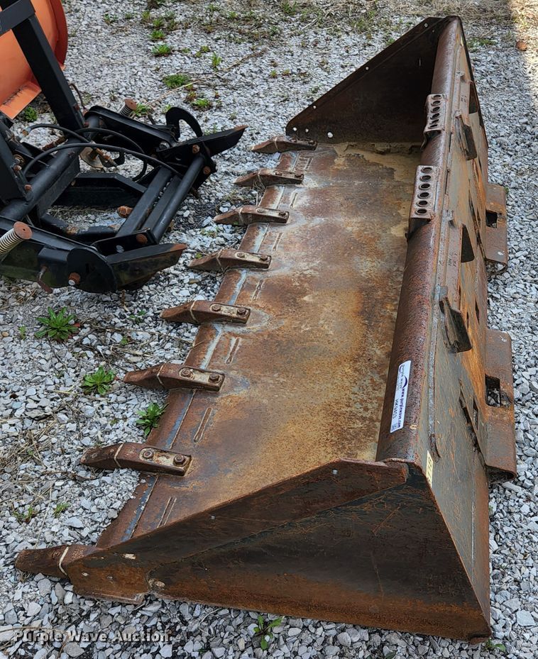 image for item HK9453 79" W skid steer bucket
