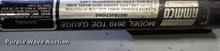 image for item HR9833 Ammco 2610  alignment tool