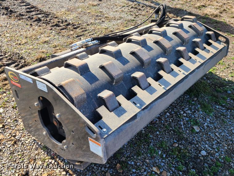 image for item IF9414 72" W skid steer padfoot roller