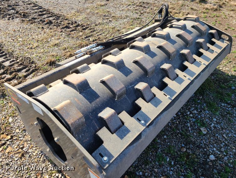 image for item IF9414 72" W skid steer padfoot roller