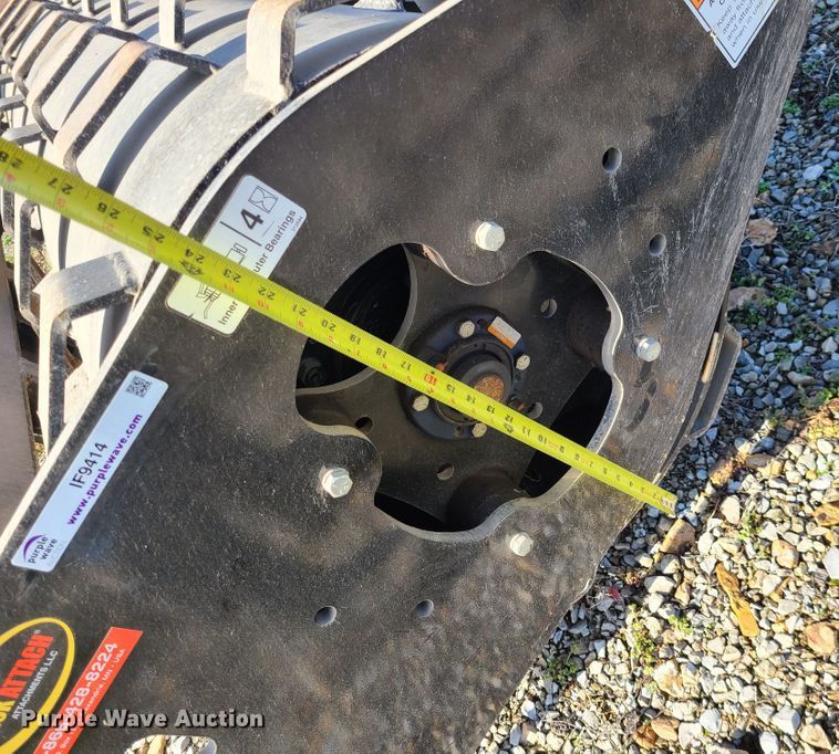 image for item IF9414 72" W skid steer padfoot roller