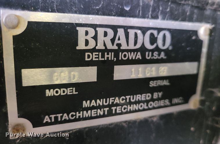 image for item IF9416 Bradco 625 skid steer trencher