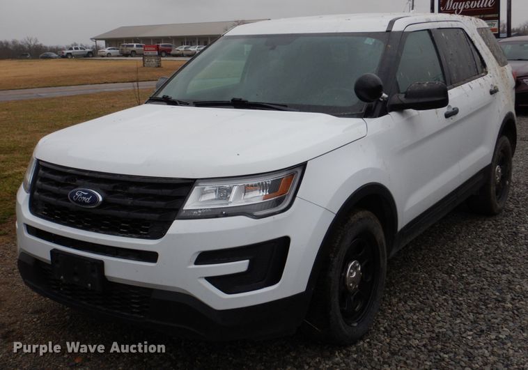 image for item JJ9210 2017 Ford Explorer Police Interceptor  SUV