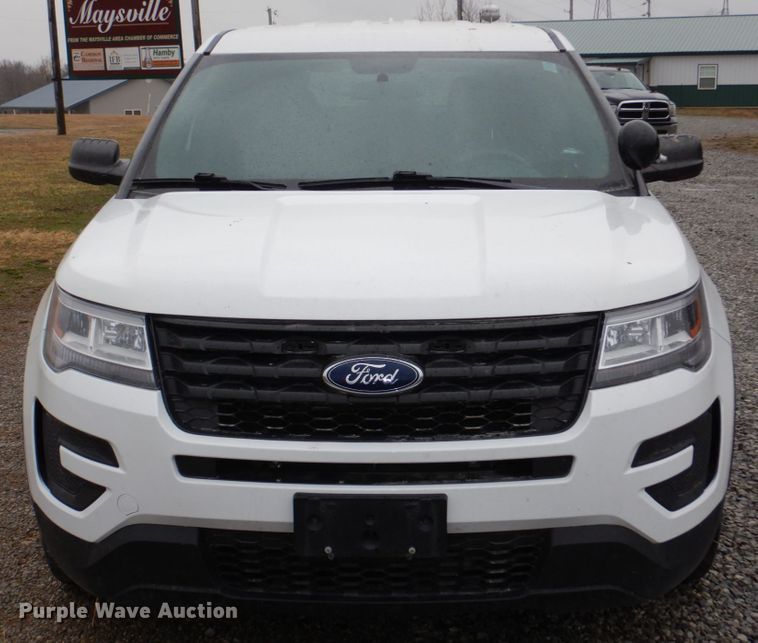 image for item JJ9210 2017 Ford Explorer Police Interceptor  SUV