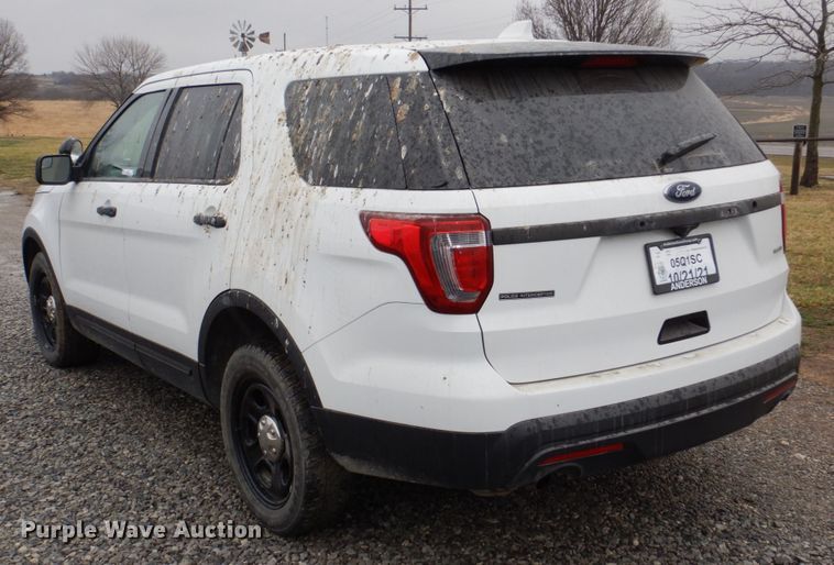 image for item JJ9210 2017 Ford Explorer Police Interceptor  SUV