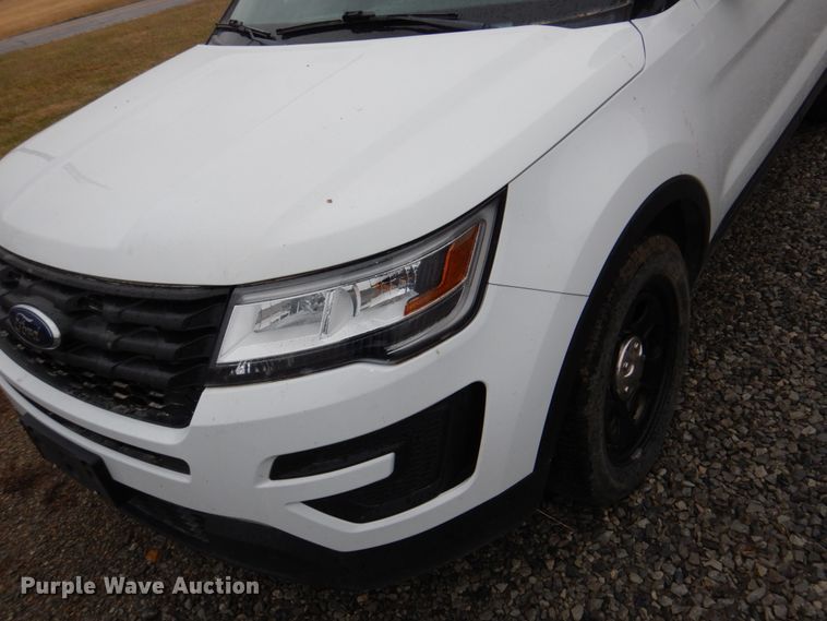 image for item JJ9210 2017 Ford Explorer Police Interceptor  SUV