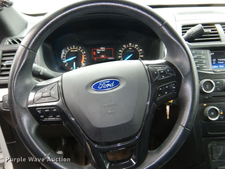 image for item JJ9210 2017 Ford Explorer Police Interceptor  SUV