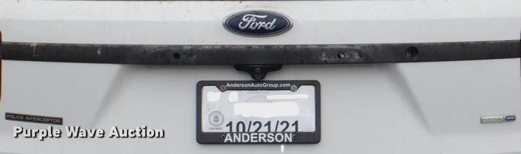 image for item JJ9210 2017 Ford Explorer Police Interceptor  SUV