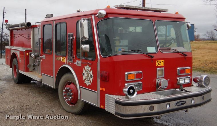 image for item JJ9214 1986 Hale  pumper fire truck