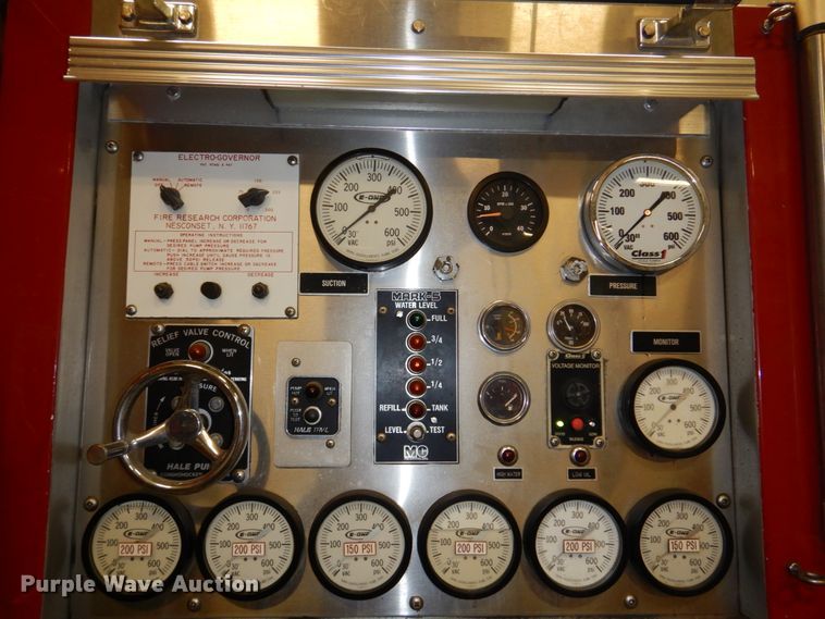 image for item JJ9214 1986 Hale  pumper fire truck