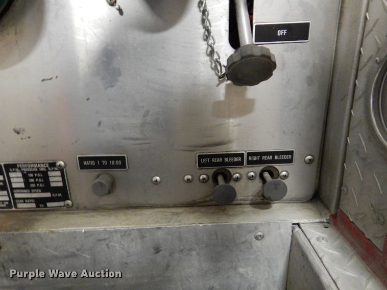 image for item JJ9214 1986 Hale  pumper fire truck