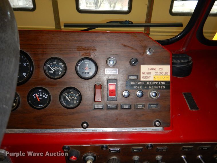 image for item JJ9214 1986 Hale  pumper fire truck