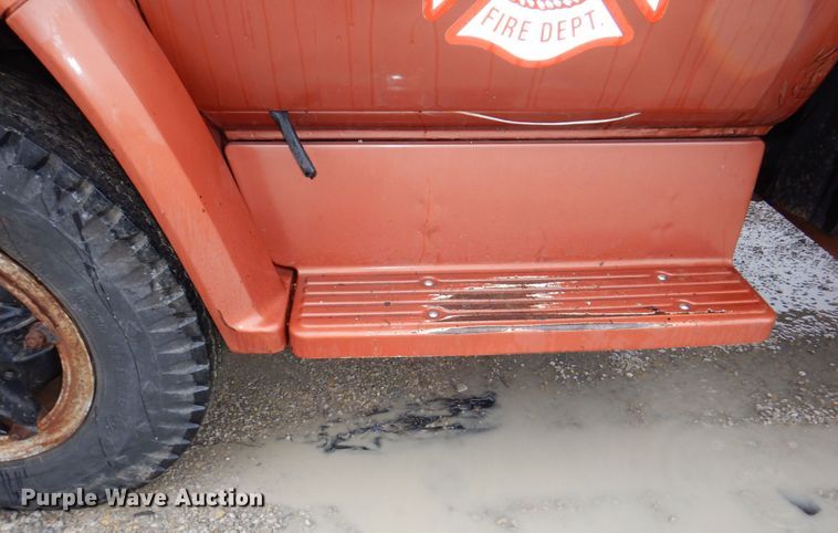 image for item JJ9215 1979 Chevrolet C70  flatbed truck with water tank