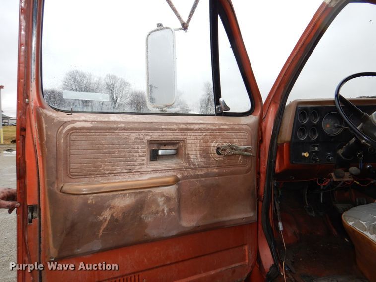 image for item JJ9215 1979 Chevrolet C70  flatbed truck with water tank