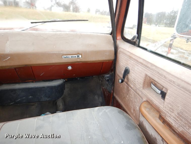 image for item JJ9215 1979 Chevrolet C70  flatbed truck with water tank