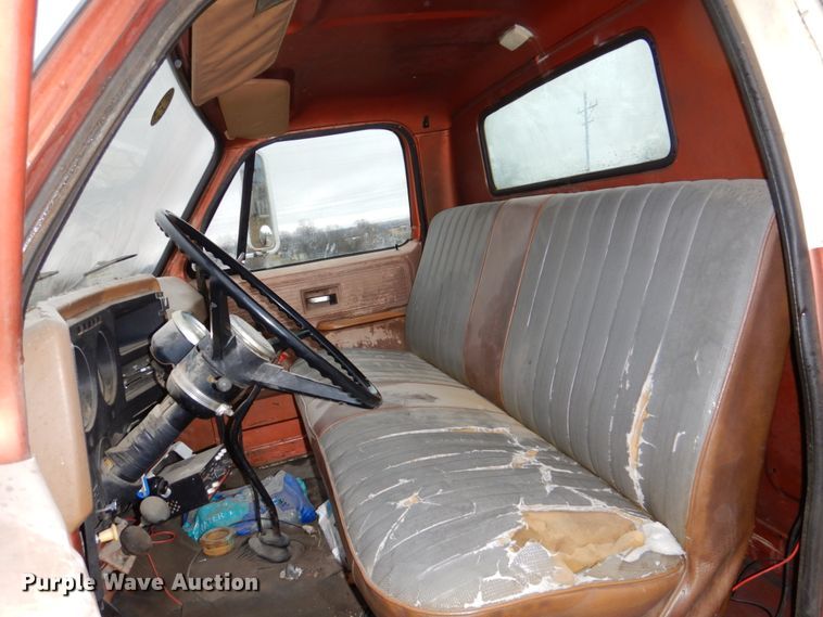 image for item JJ9215 1979 Chevrolet C70  flatbed truck with water tank