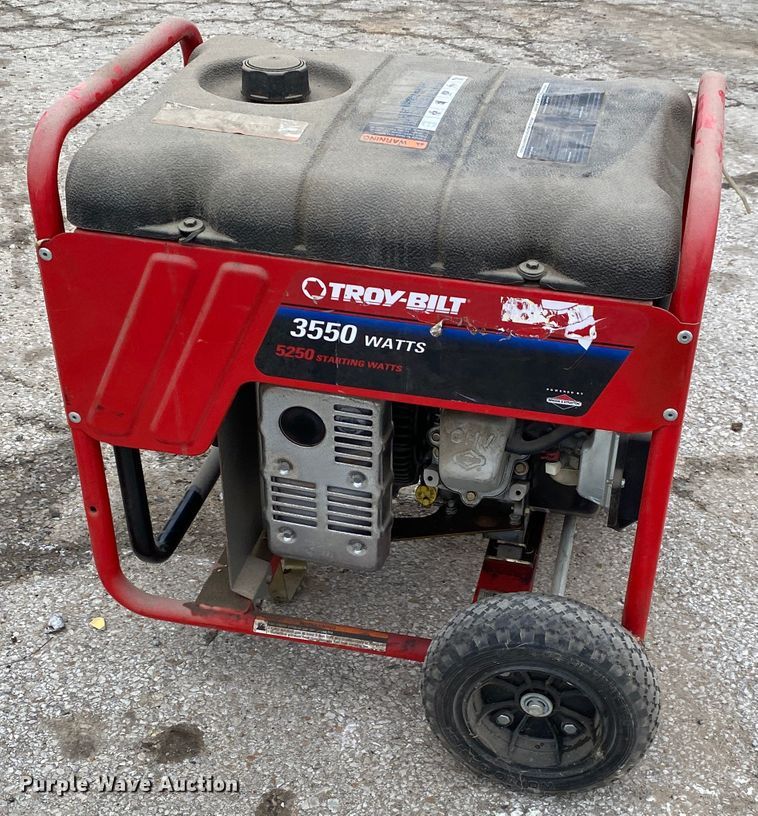 image for item JL9071 Troy-Bilt 030248  generator