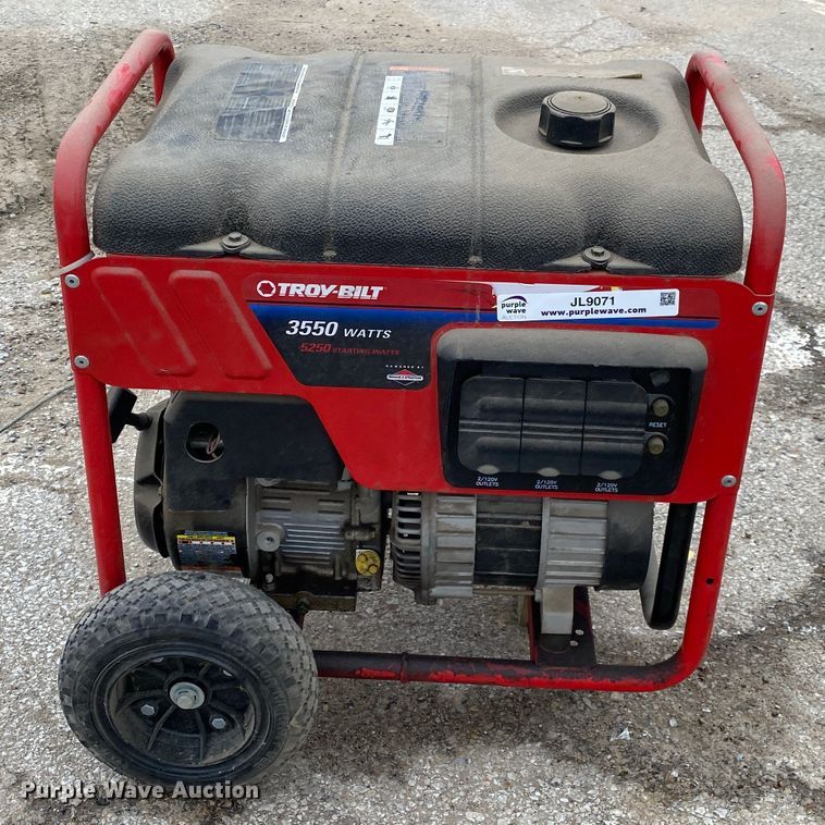 image for item JL9071 Troy-Bilt 030248  generator