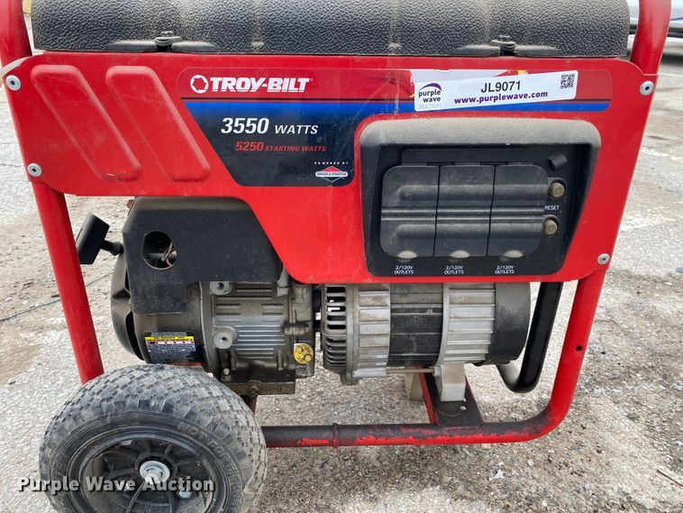 image for item JL9071 Troy-Bilt 030248  generator