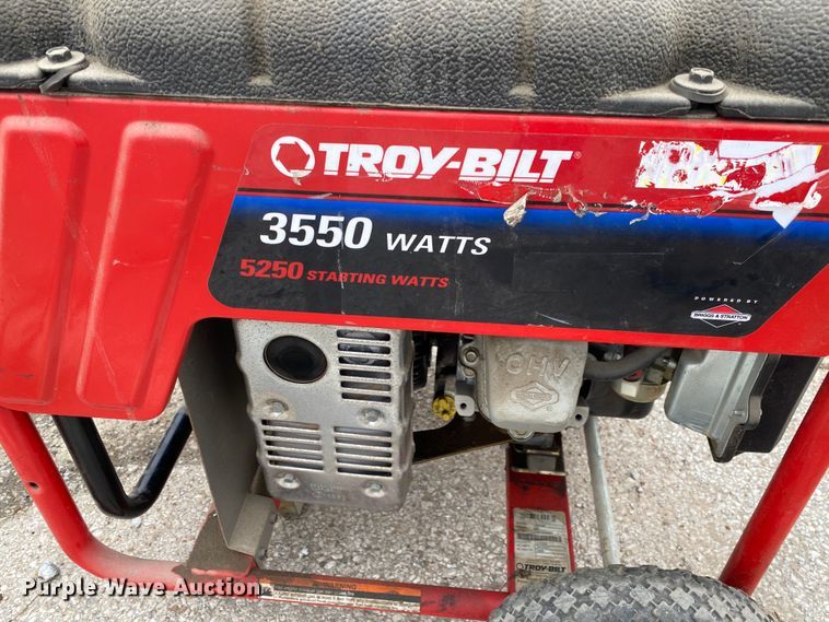 image for item JL9071 Troy-Bilt 030248  generator